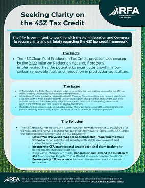 RFA 45Z One Pager032025Final