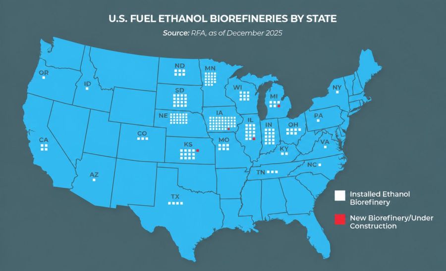 Where Ethanol is Made - June 2026